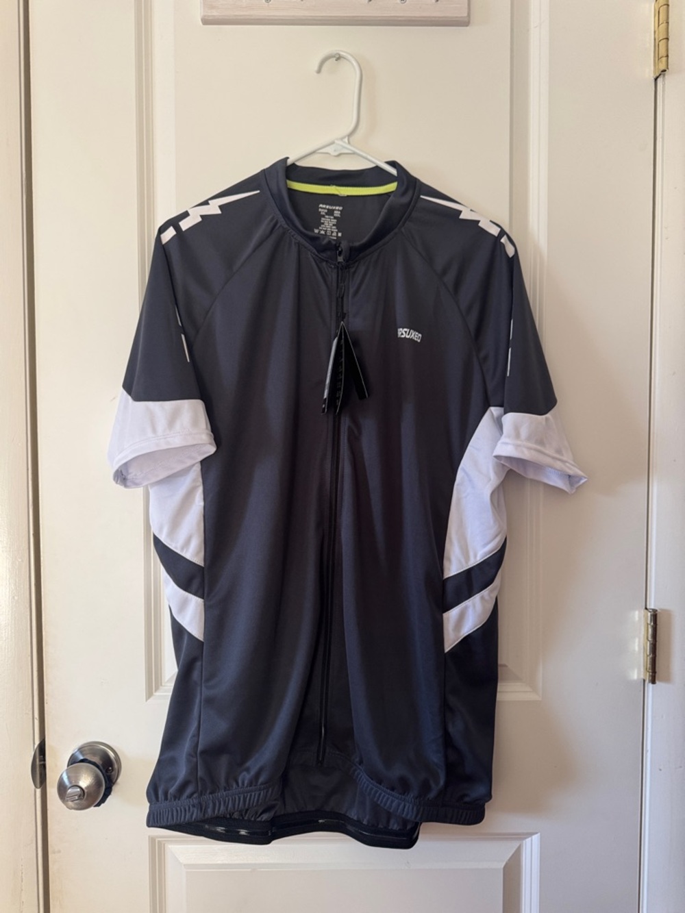 Biking ARSUXEO Men's Short Sleeves Cycling Jersey Bicycle Bike Shirt XXL nwt